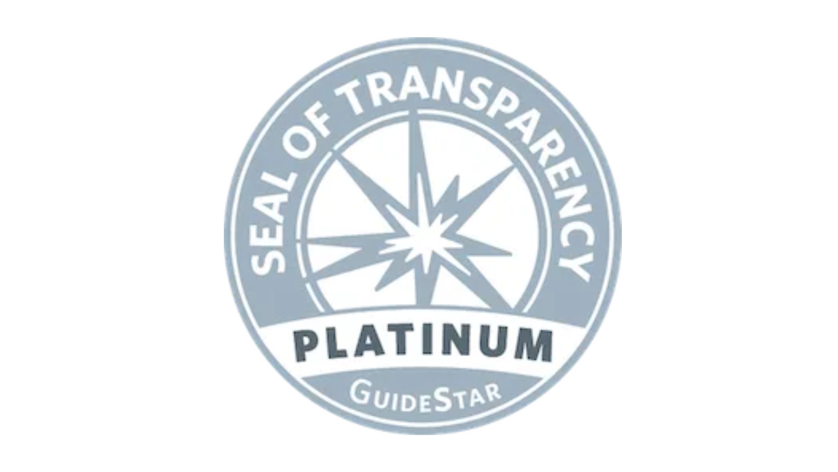 Guide Star has awarded us the Platinum Seal for nonprofits!